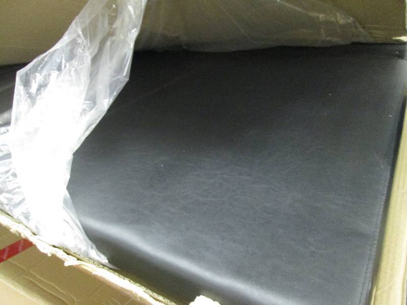 lot 122 image: Expresso Padded Queen HeadBoard onl...