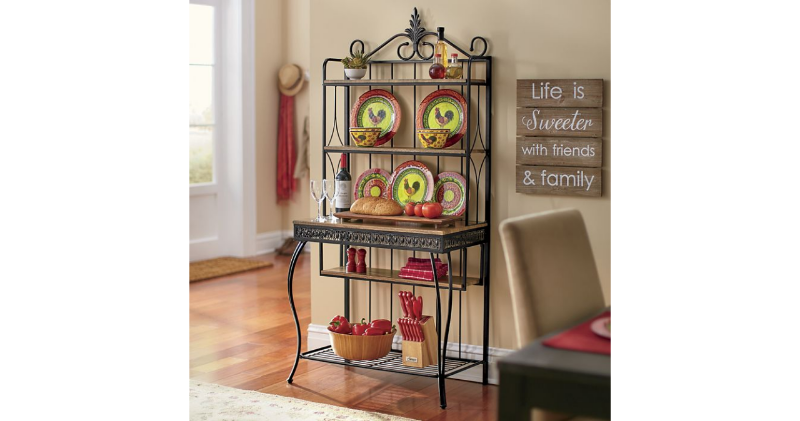 lot 66 image: Labelle Bakers Rack open box Retail...