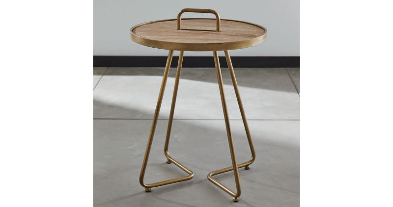 lot 19 image: Accent Table with Handle open box R...