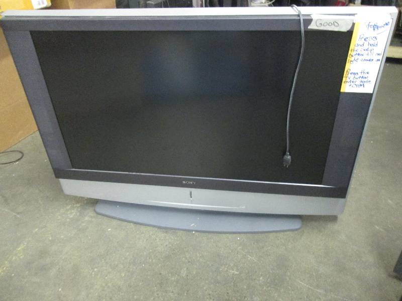 lot 255 image: Sony 50 inch LCD HDTV- tested ...