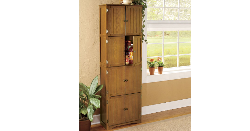 lot 117 image: 8 Door Wall Cabinet open box Retail...