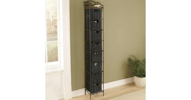 lot 135 image: 8-Drawer Organizer Storage Tower in...