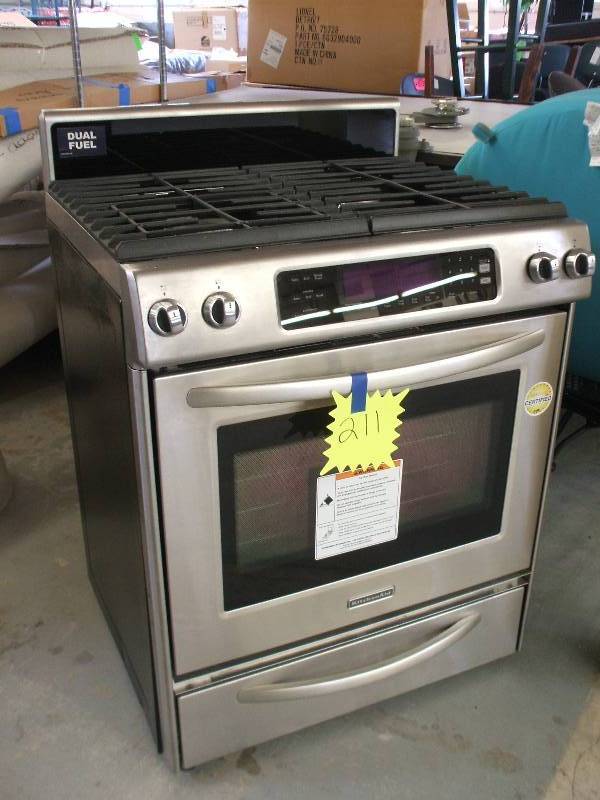 FLOOR MODEL DUAL FUEL STOVE