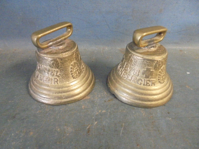 lot 72 image: Antique Brass Bells