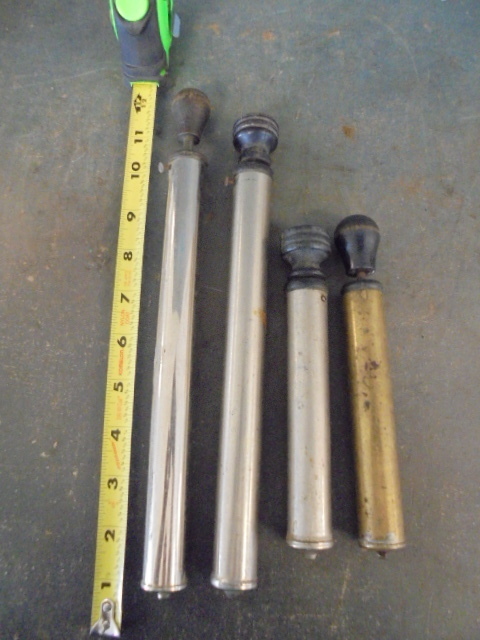 lot 110 image: Antique Lamp Pumps