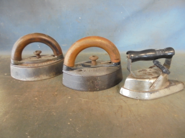 lot 140 image: Antique Clothes Irons