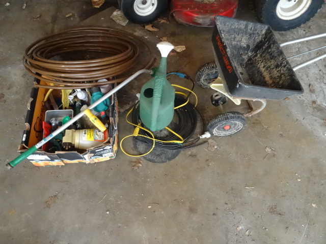 lot 40 image: Misc lawn and garden supplies. ...