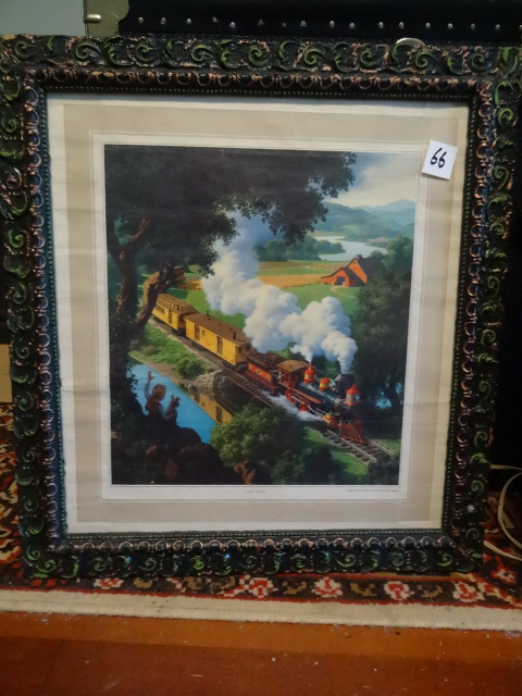 lot 66 image: Iron Horse print. 1953 Brown and Bi...