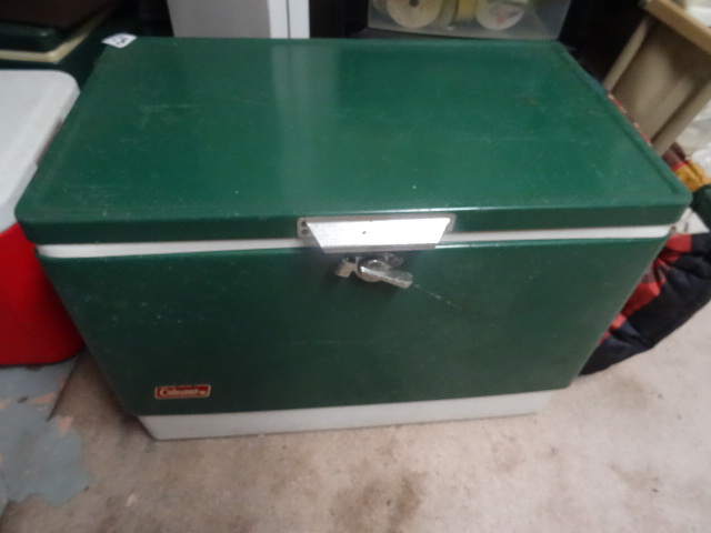 lot 82 image: Coleman cooler...