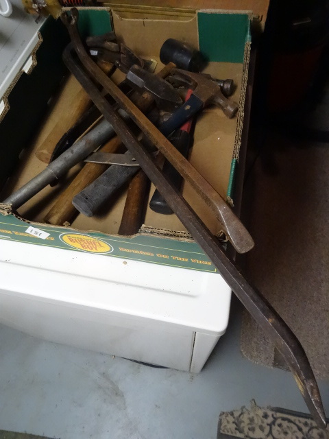 lot 151 image: Misc pry bars and hammers...