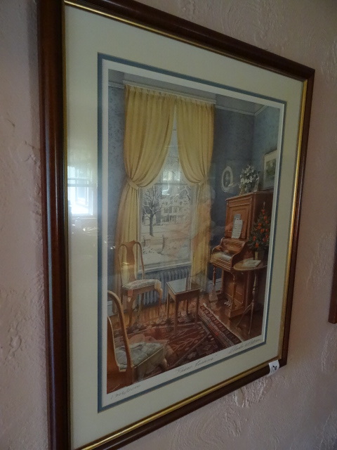 lot 179 image: Charles Peterson Ghost print. Piano...
