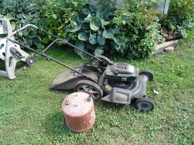 lot 236 image: Craftsman push lawn mower. And gas ...