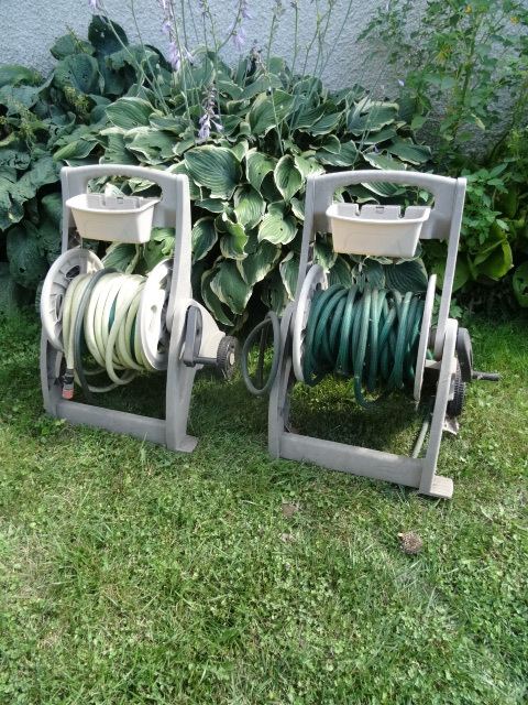 lot 237 image: 2 hose reels with hoses...