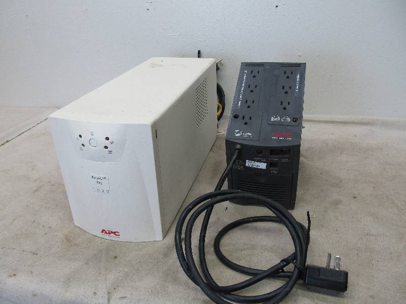 lot 32 image: 2 APC Back-Up SystemsSurge Protectors