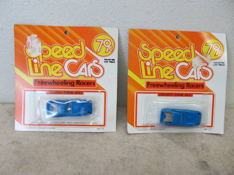 lot 62 image: 2 NEW Vintage Aurora Speed Line Cars