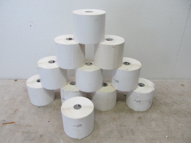 lot 92 image: 11 Unused Rolls of Large Sticker Labels