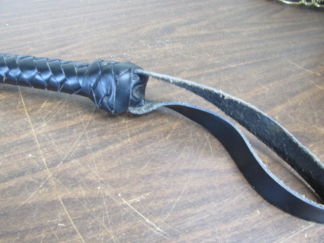 lot 108 image: 8 Leather Whip