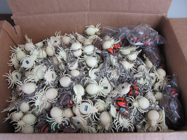 lot 235 image: MASSIVE Lot of Spider Digital Watch Fobs
