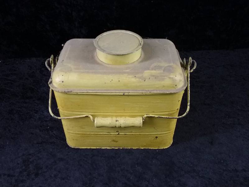 Vintage Yellow Can