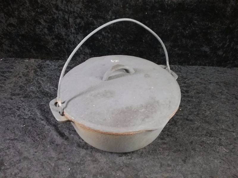 Cast Iron Covered Pot