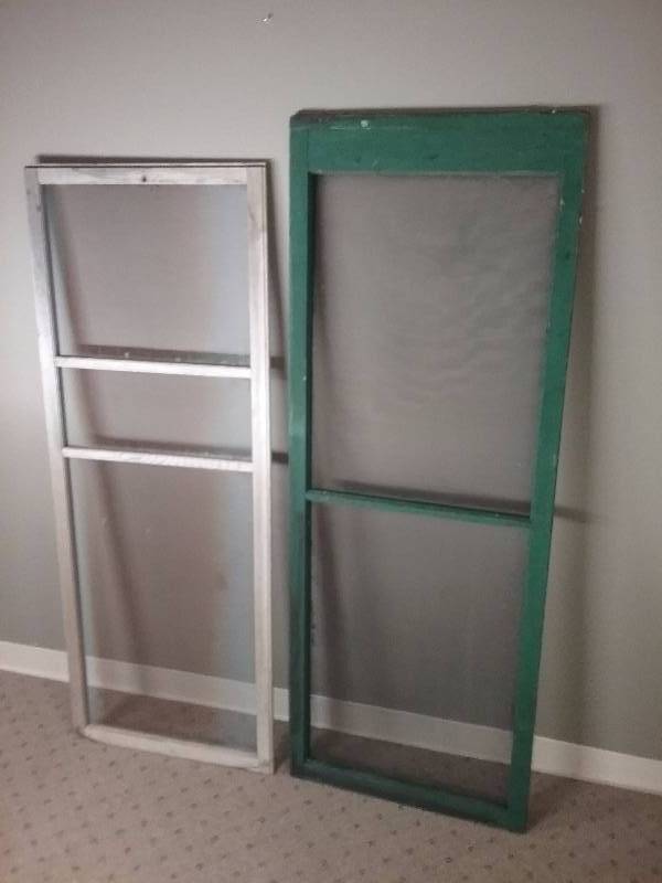Lot - Vintage Screens, 60x23 and 64x24