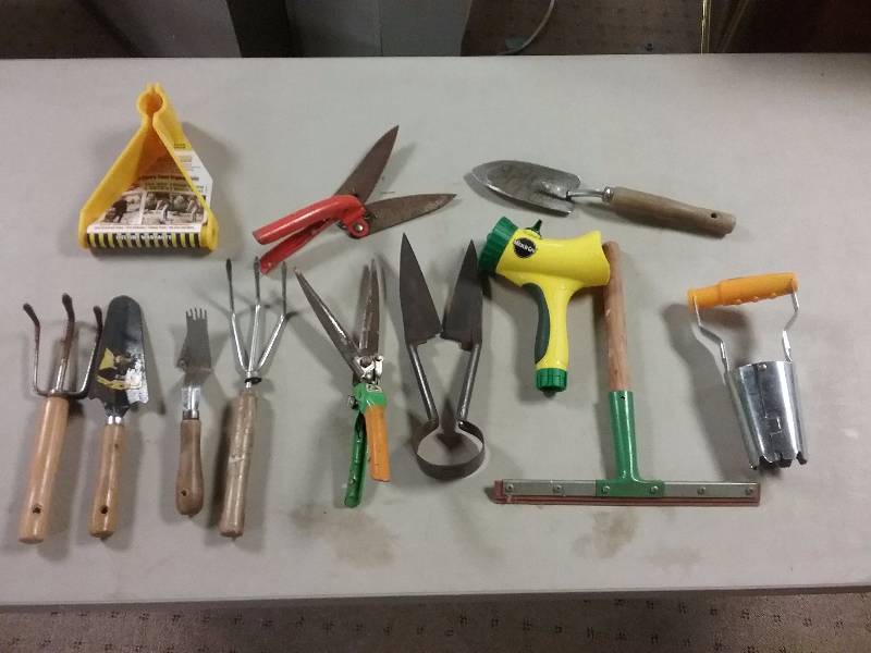 Lot - Misc Garden Yard Hand Tools