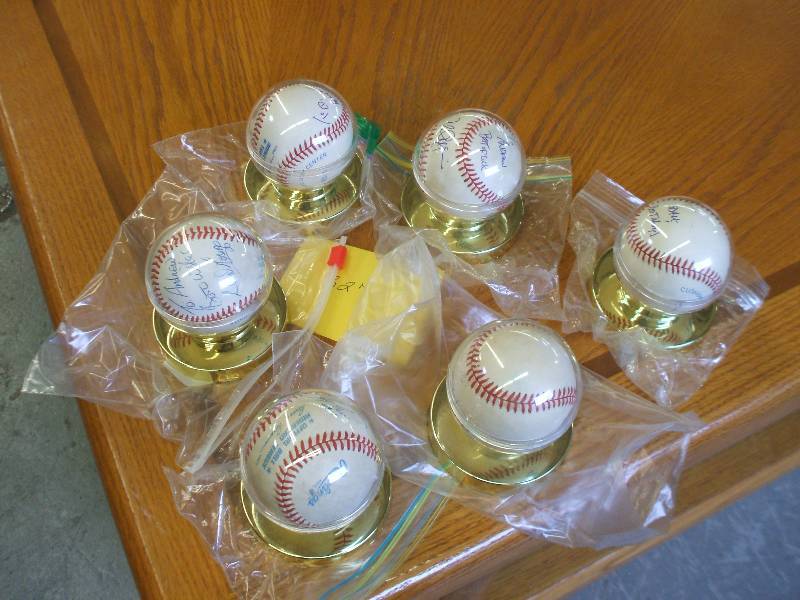 AUTOGRAPHED BASEBALLS