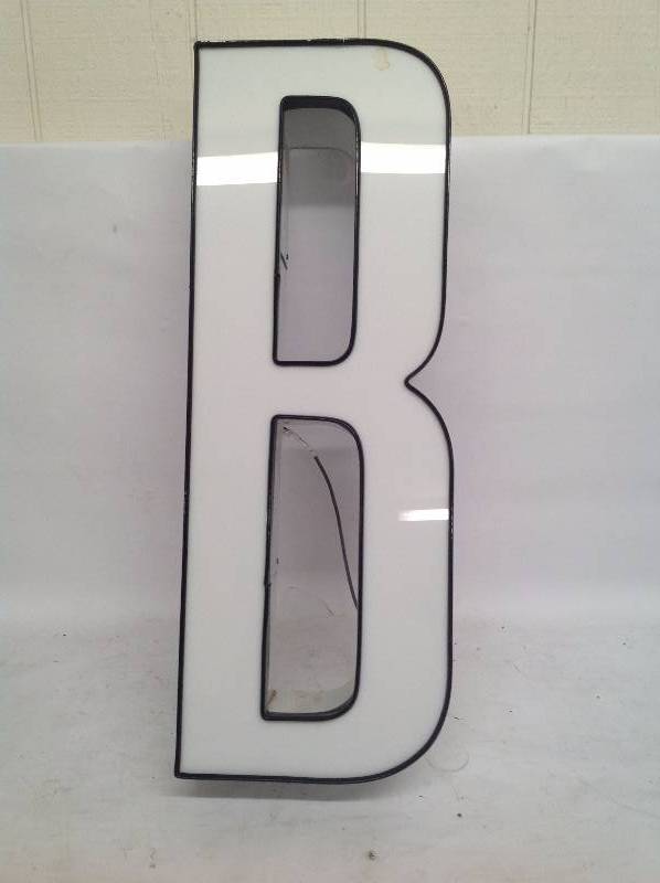 White Letter B