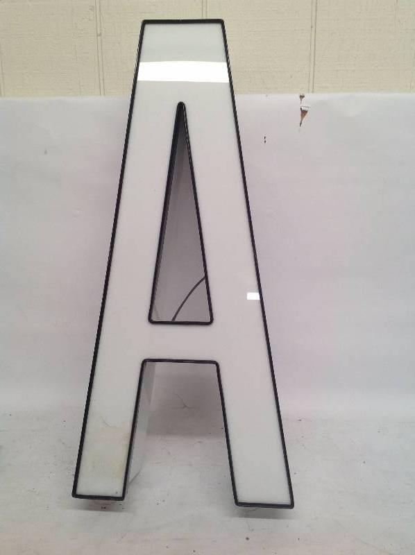 White Letter A