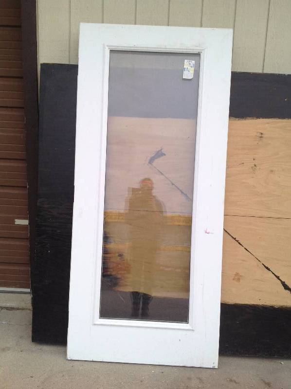 Steel Exterior Door, White