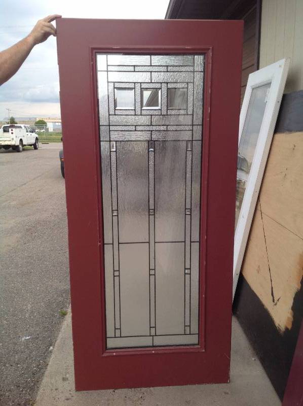 Steel Exterior Door, Red