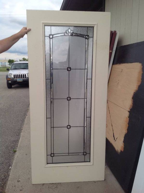 Steel Exterior Door, White