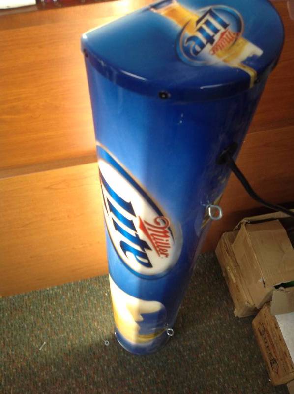 Pool Table Miller-Lite Light