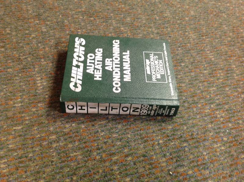 Chilton Auto Air Condition and Heating Manual - 1989
