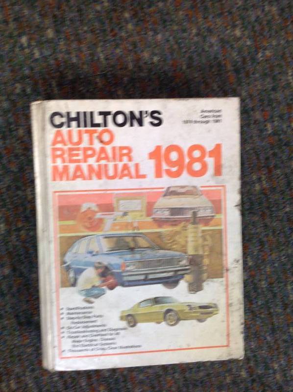 Chilton Auto Repair Manual - 1981