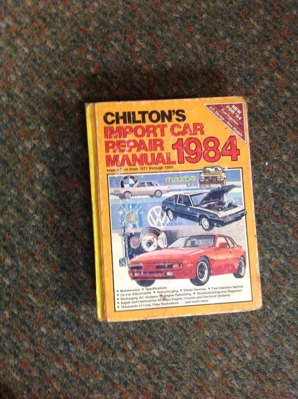 Chilton Import Car Repair Manual - 1984