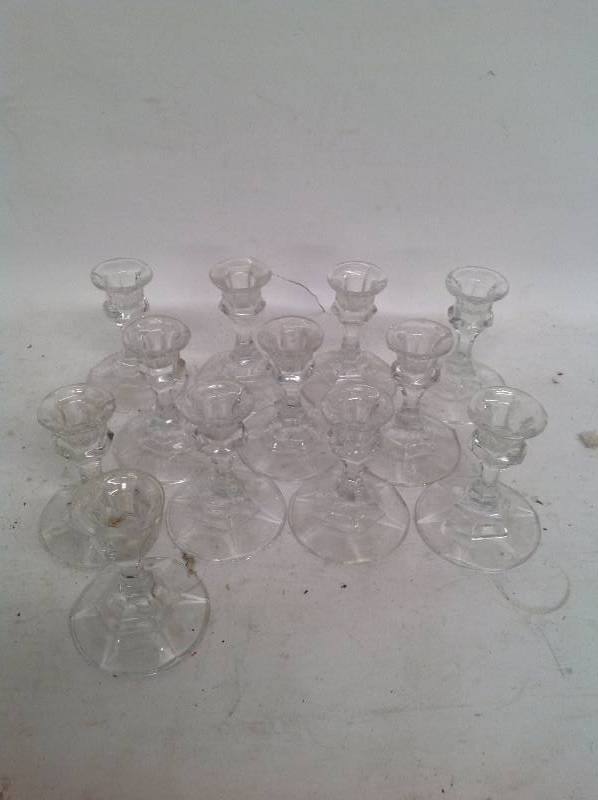 Glass Candle Holders