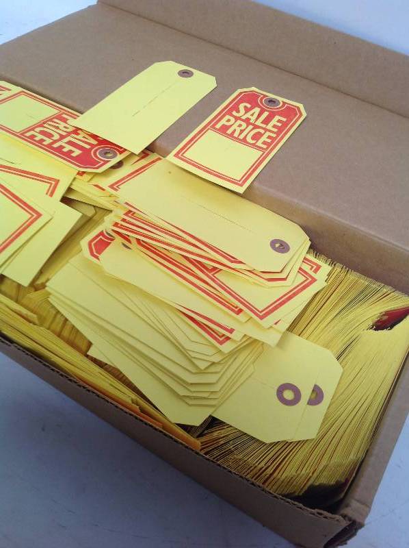 Sale Price Tags