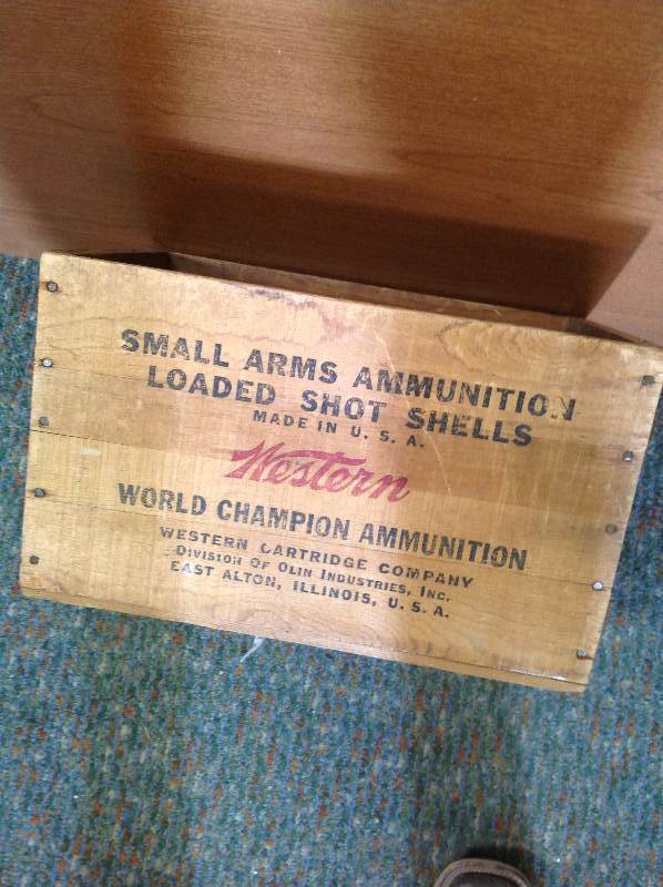 Wooden Ammo Box