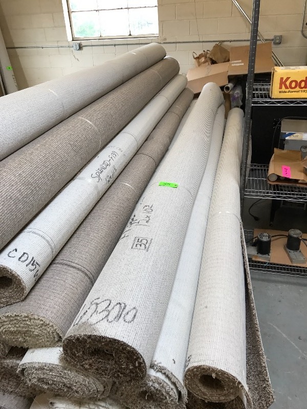 PARTIAL ROLL OF CARPET