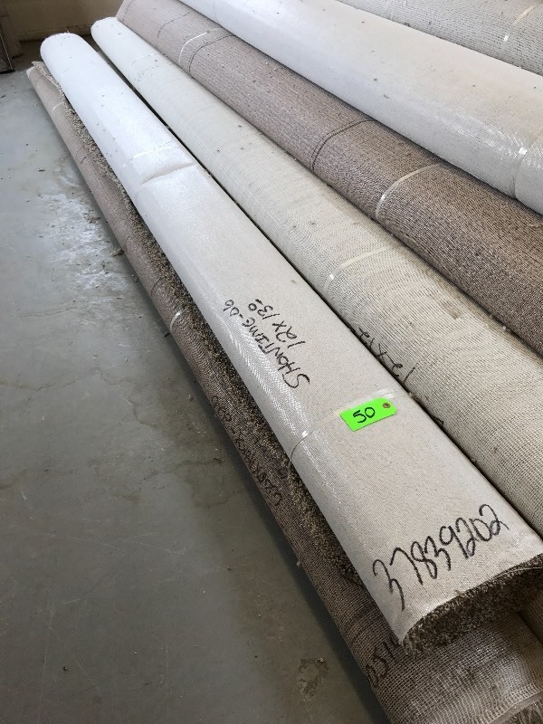 PARTIAL ROLL OF CARPET
