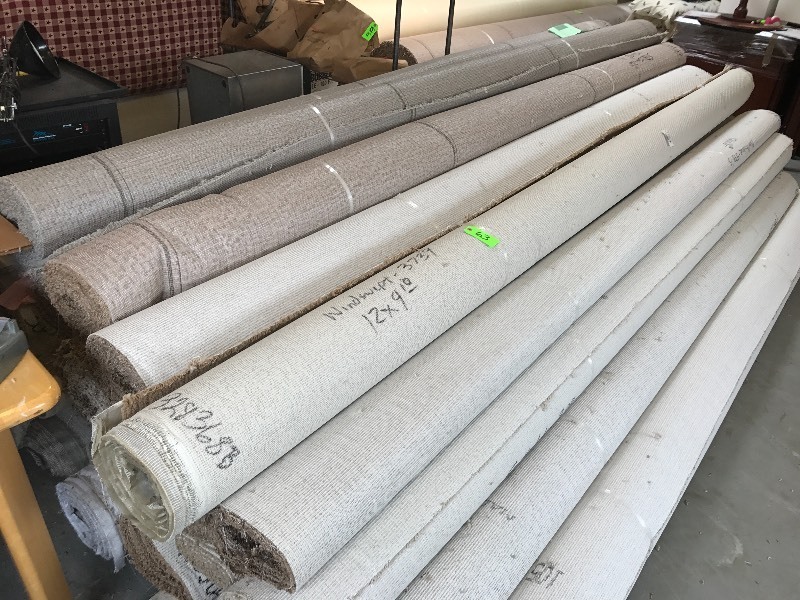 PARTIAL ROLL OF CARPET