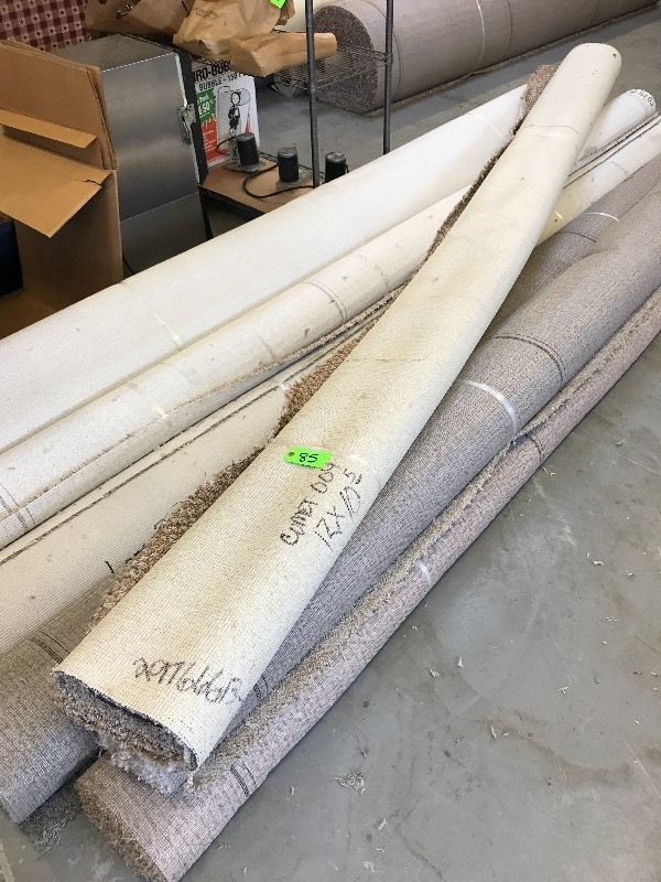 PARTIAL ROLL OF CARPET