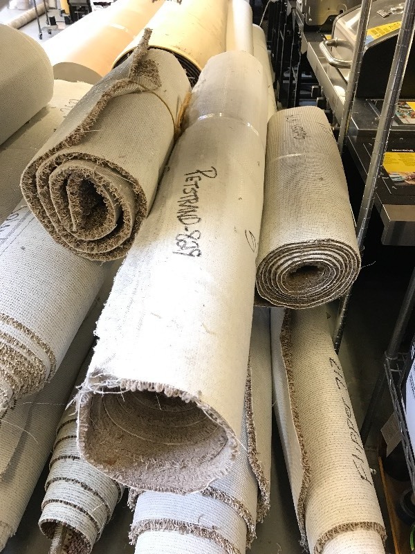 LOT OF CARPET REMNANTS