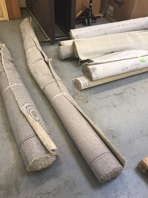 PARTIAL ROLL OF CARPET