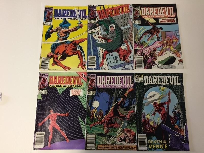 6 Marvel DAREDEVIL Comic Books 65 cents