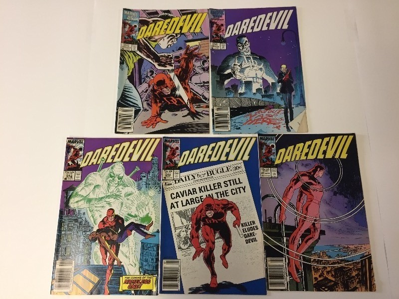 5 Marvel DAREDEVIL Comic Books 75 cents