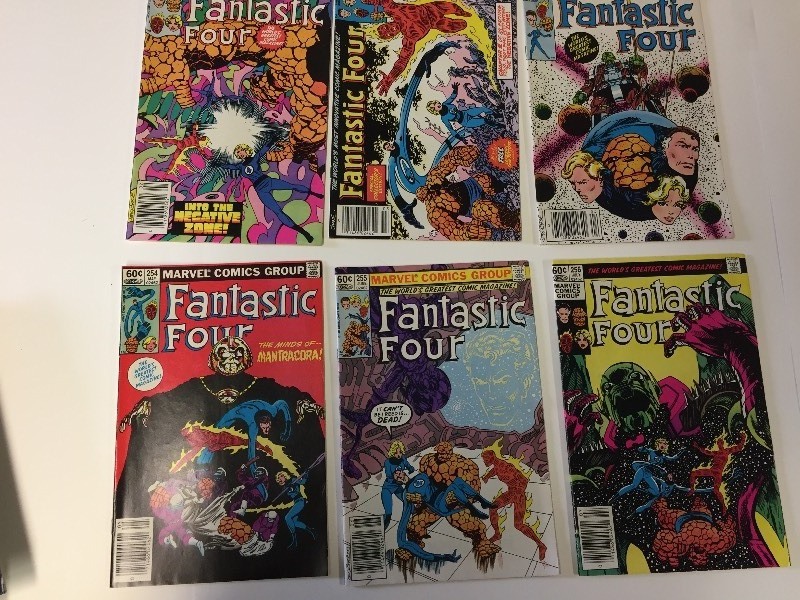 6 Marvel FANTASTIC FOUR Comic Books 60 cents