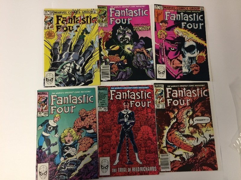 6 Marvel FANTASTIC FOUR Comic Books 60 cents