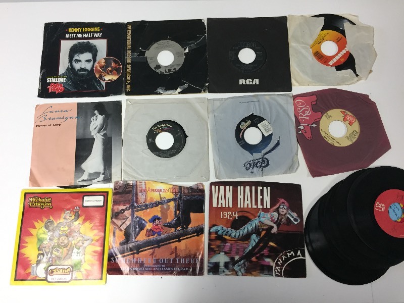 12 Singles Records Some in Jackets